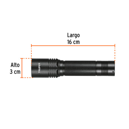 Linterna LED recargable, de aluminio, 420 lm, TRUPER