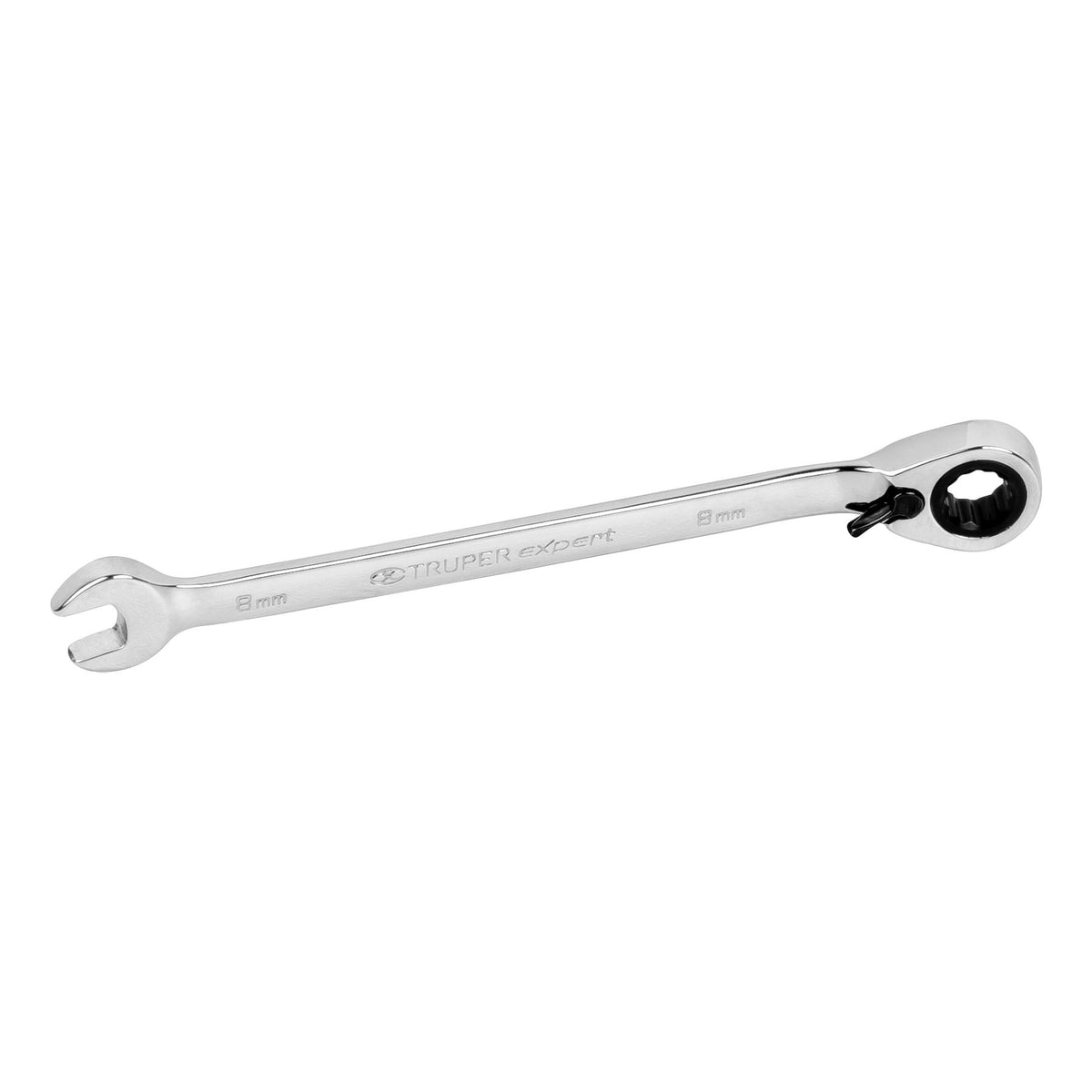 Llave combinada matraca reversible 8 mmx136 mm largo, Expert 8 mm, 136 mm