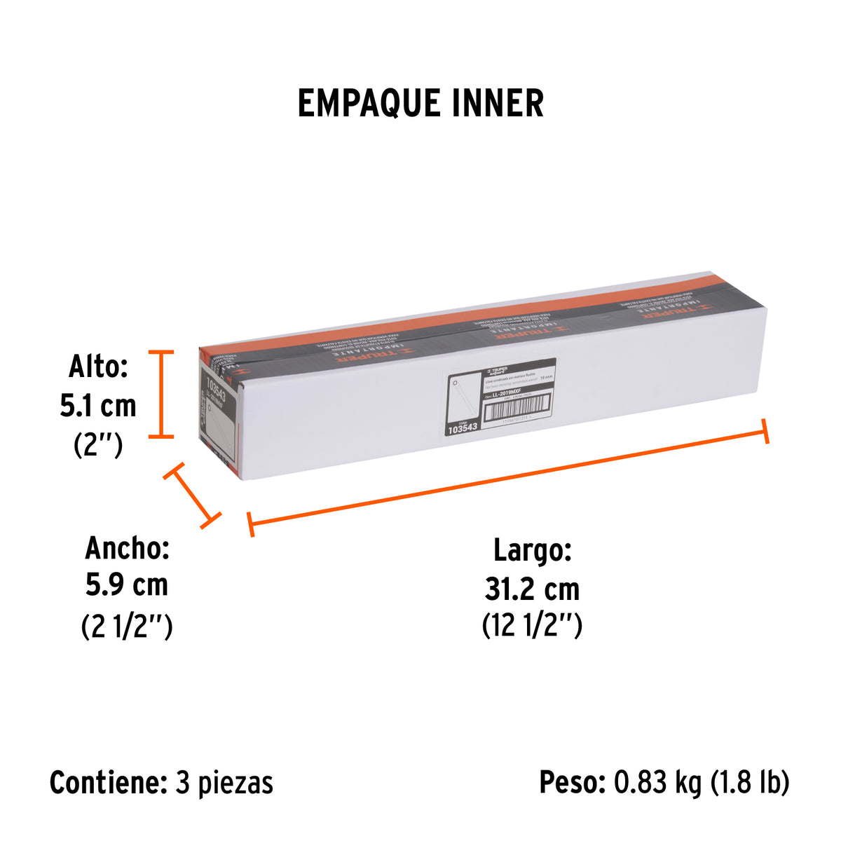 Llave combinada con matraca 19 mm flexible, Expert
