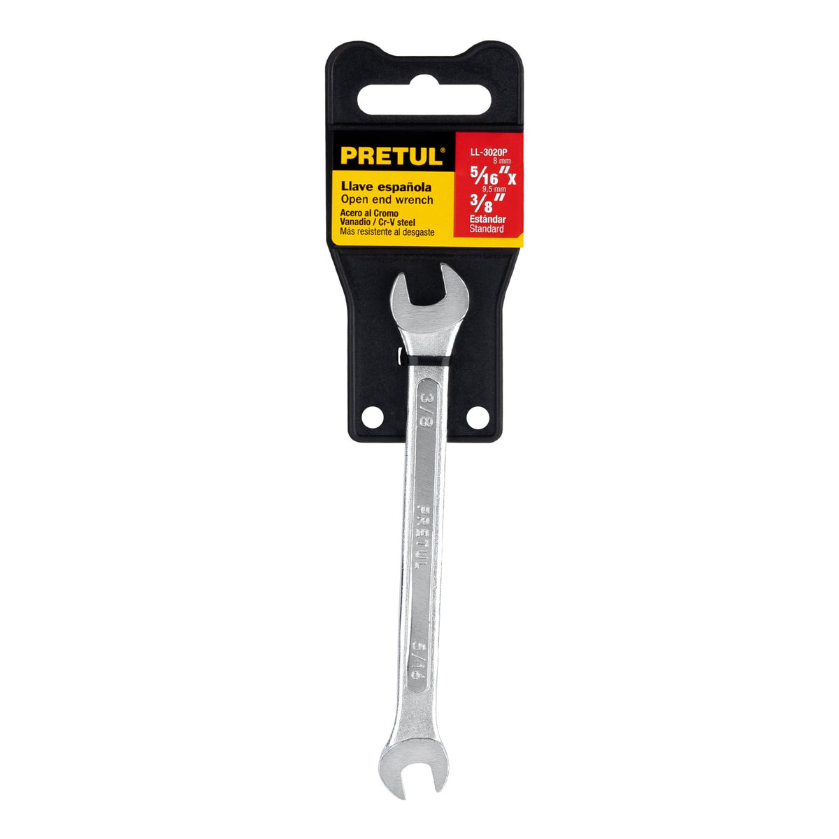 Llave española, 5/16 x 3/8' x 140 mm de largo, PRETUL