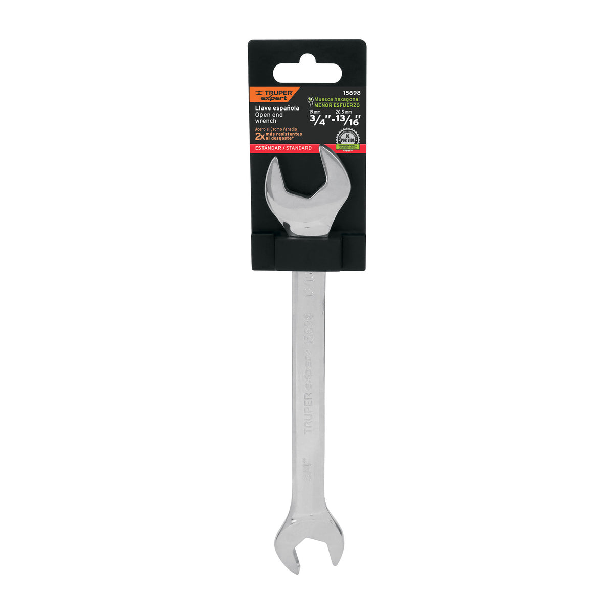 Llave española, 3/4 x 13/16' x 242 mm de largo, Expert