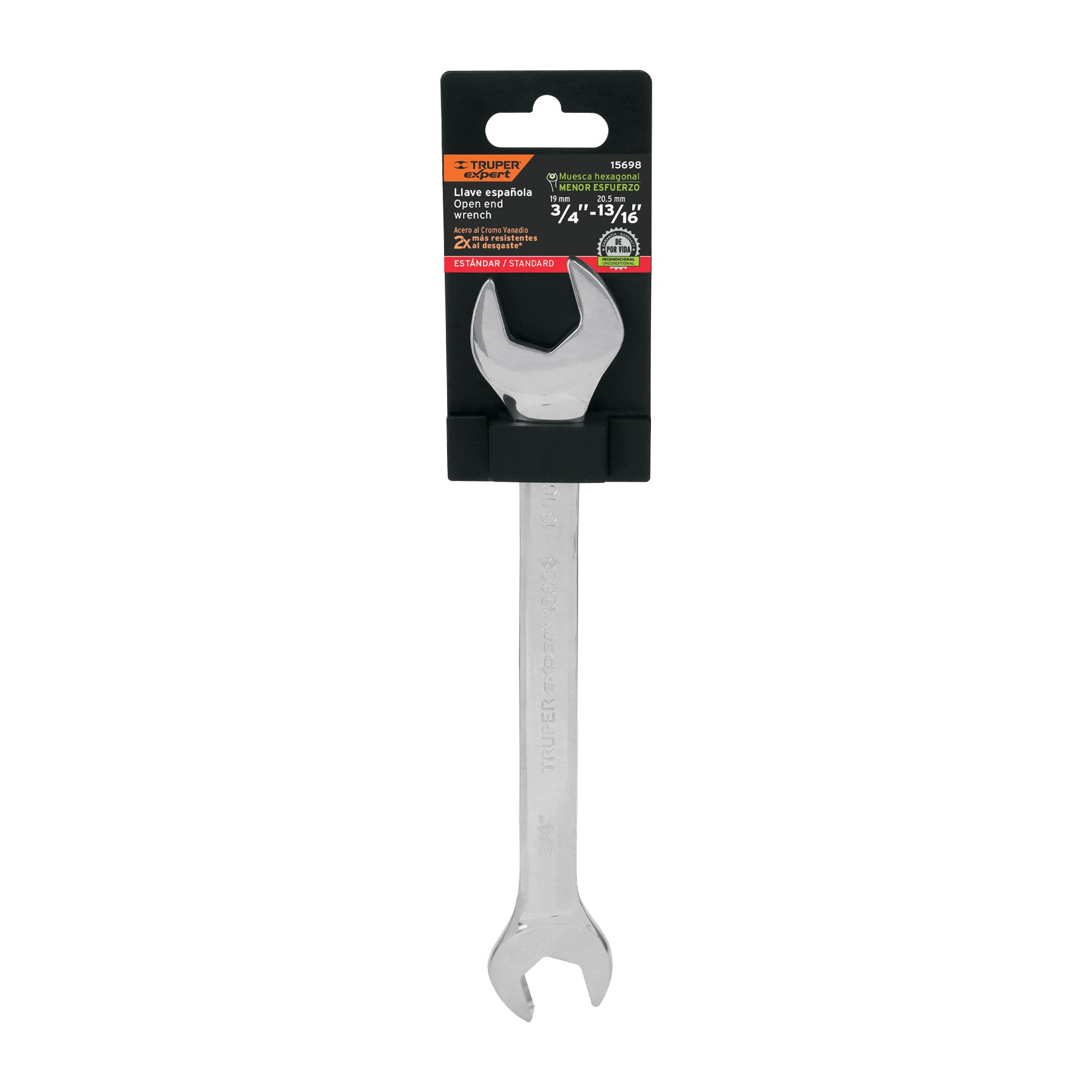 Llave española, 3/4 x 13/16' x 242 mm de largo, Expert