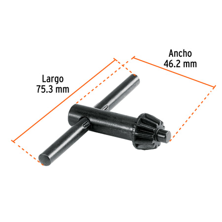 Llave para broquero de TRUPER 1/4"