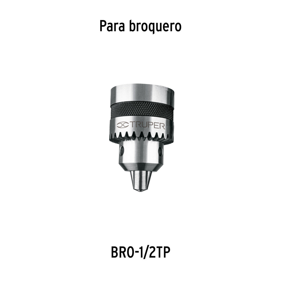 Llave para broquero BRO-1/2TP, TRUPER