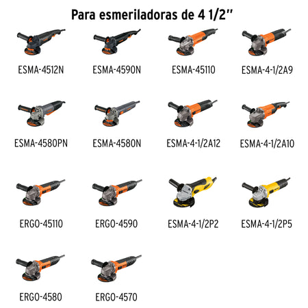Llave de repuesto para esmeriladoras de 4 ½" Truper