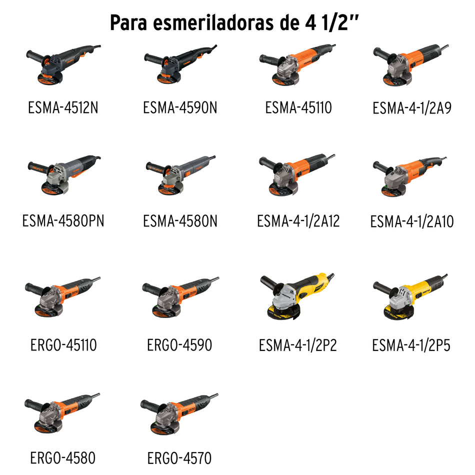 Llave de repuesto para esmeriladoras de 4 ½" Truper
