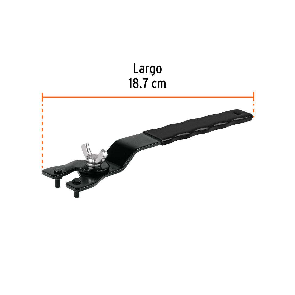 Llave de repuesto ajustable para esmeriladoras 4 1/2" 7"9"
