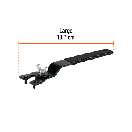 Llave de repuesto ajustable para esmeriladoras 4 1/2" 7"9"