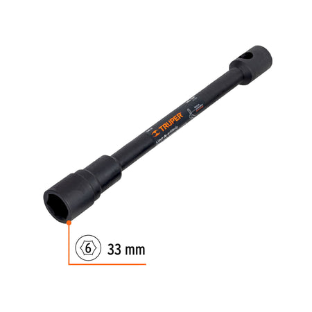 Llave de artillería 33 mm X 3/4' boca hexagonal, TRUPER