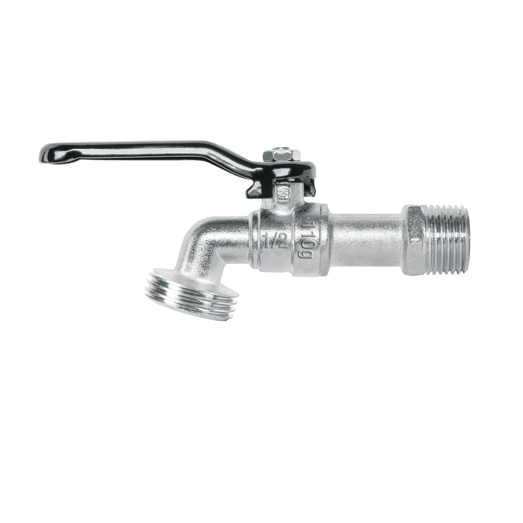 Llave de esfera de zinc 1/2" 110 g s/adaptador BASIC
