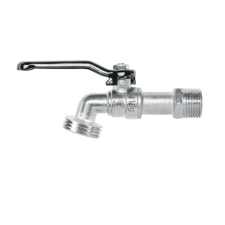 Llave de esfera de zinc 1/2" 110 g s/adaptador BASIC