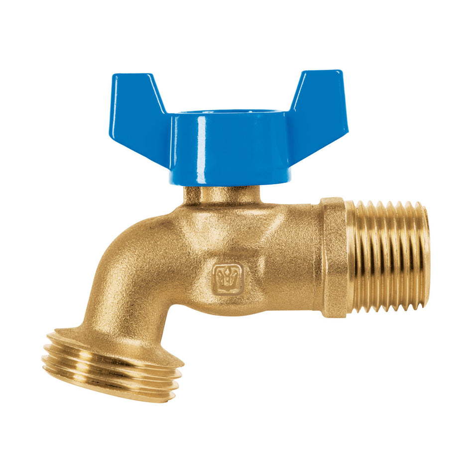 Llave de esfera de laton con rosca para manguera FOSET 1/2"