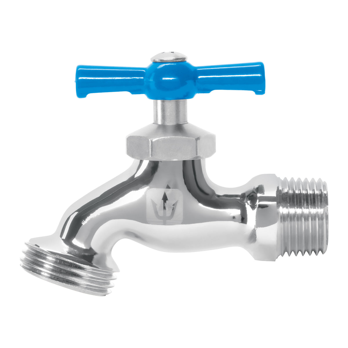 Llave para manguera cromada 130 gr entrada 1/2" Foset