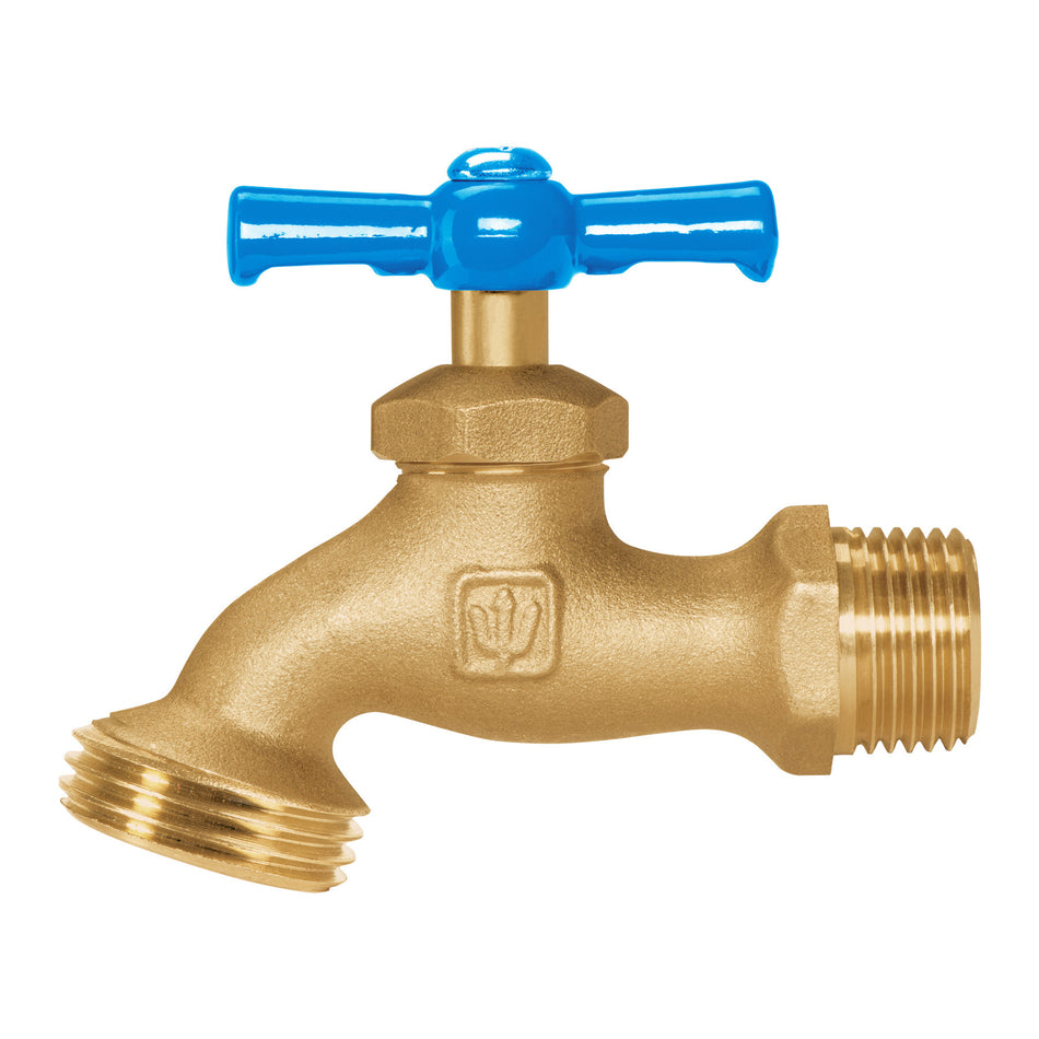 Llave para manguera de laton 140 gr entrada 1/2" Foset