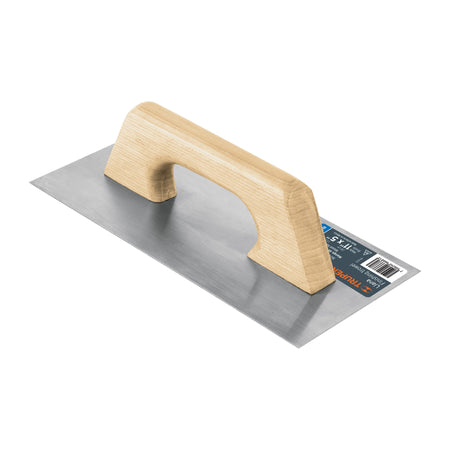 Llana 11' canto recto, tipo español, mango madera, TRUPER