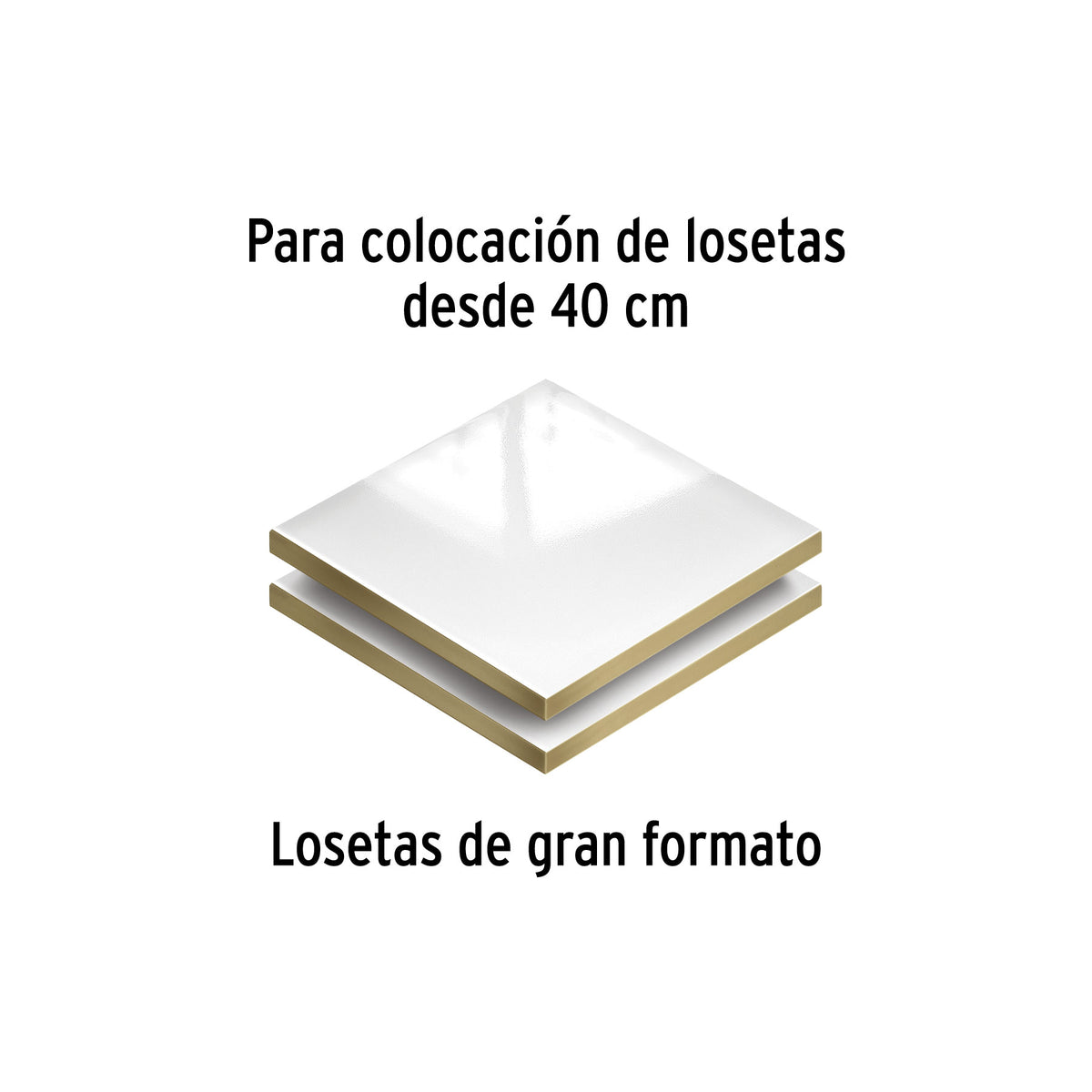 Llana 11" dentado cuadrado 1/2" 6 remaches mgo plastico