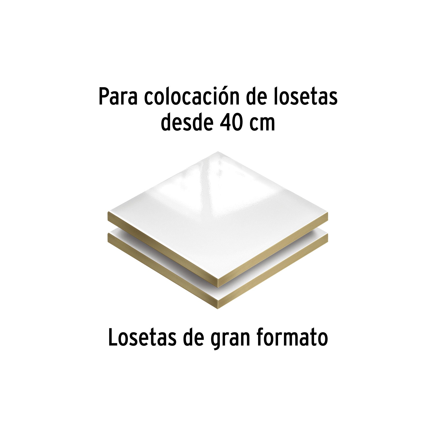 Llana 11" dentado cuadrado 1/2" 6 remaches mgo plastico