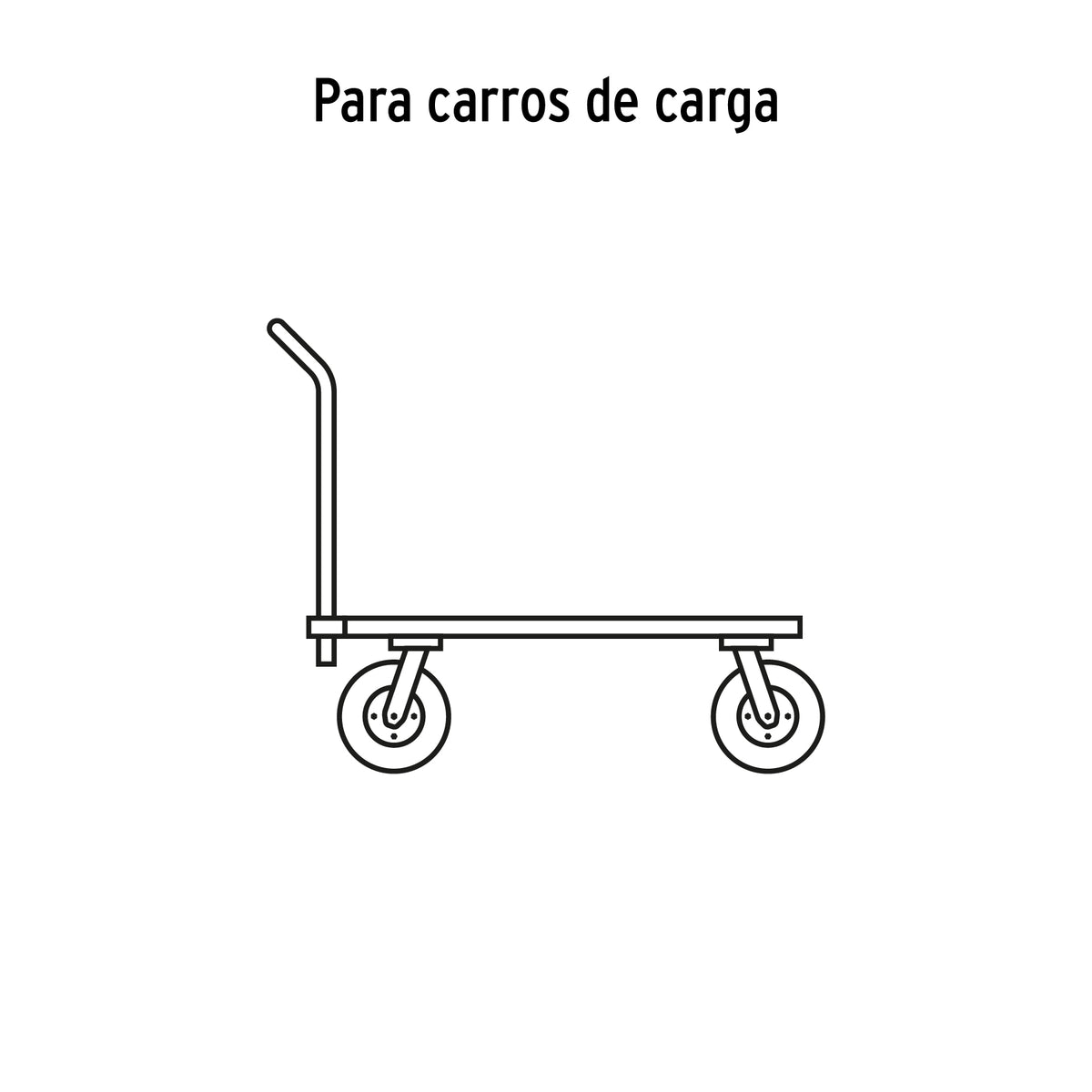 Rueda imponchable para eje central Truper 8"