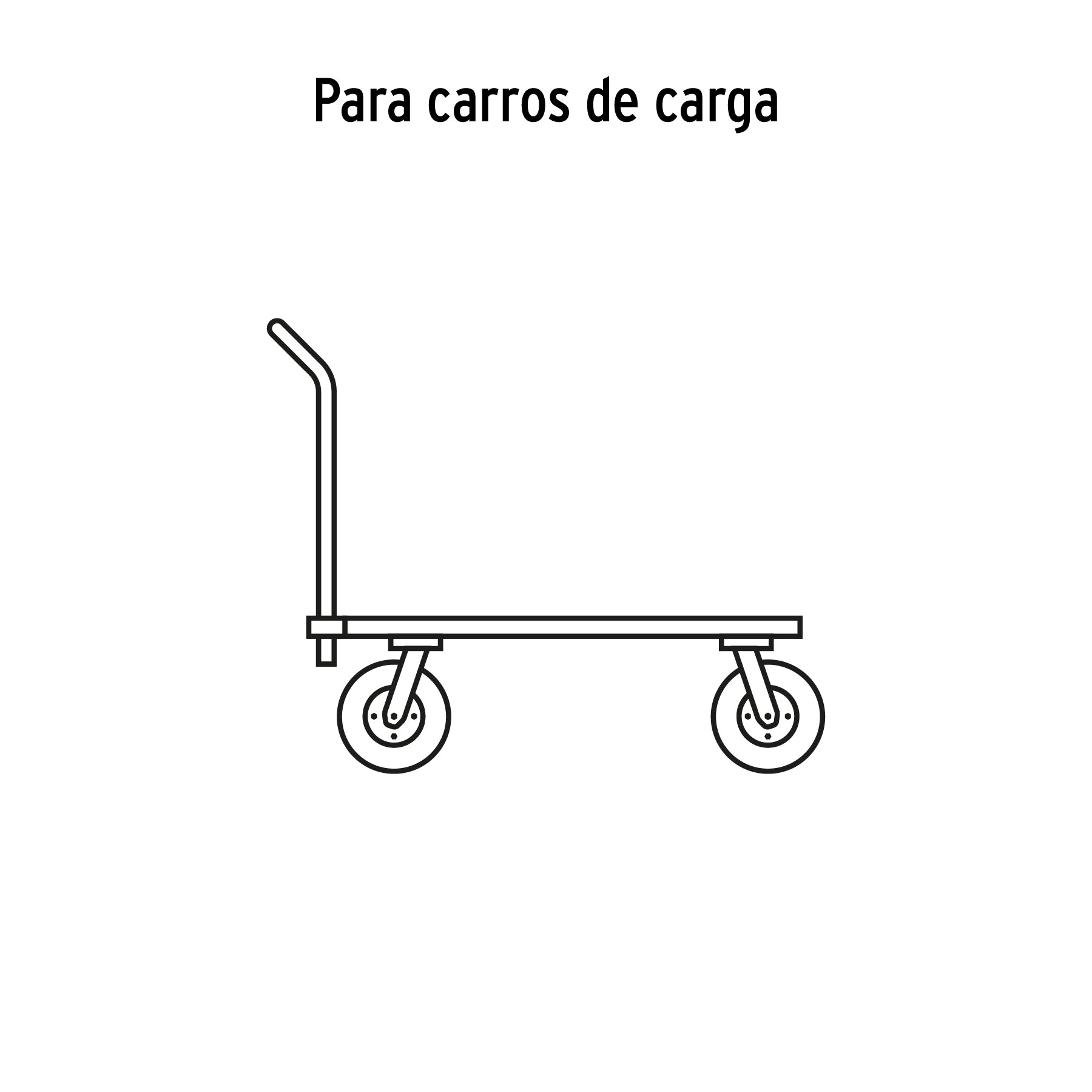 Rueda imponchable para eje central Truper 8"