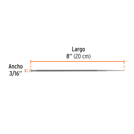 Lima profesional para motosierra, 3/16', Truper Expert 3/16'