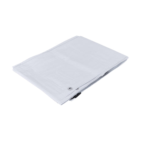 Lona de polietileno 3 x 6 m, blanca, 110 g/m2, PRETUL