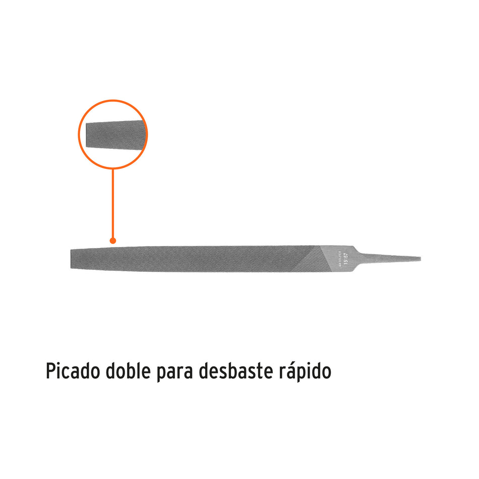 Lima plana muza 10', Truper 10'