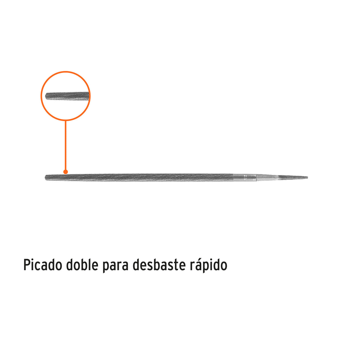 Lima redonda bastarda 10', Truper 10'