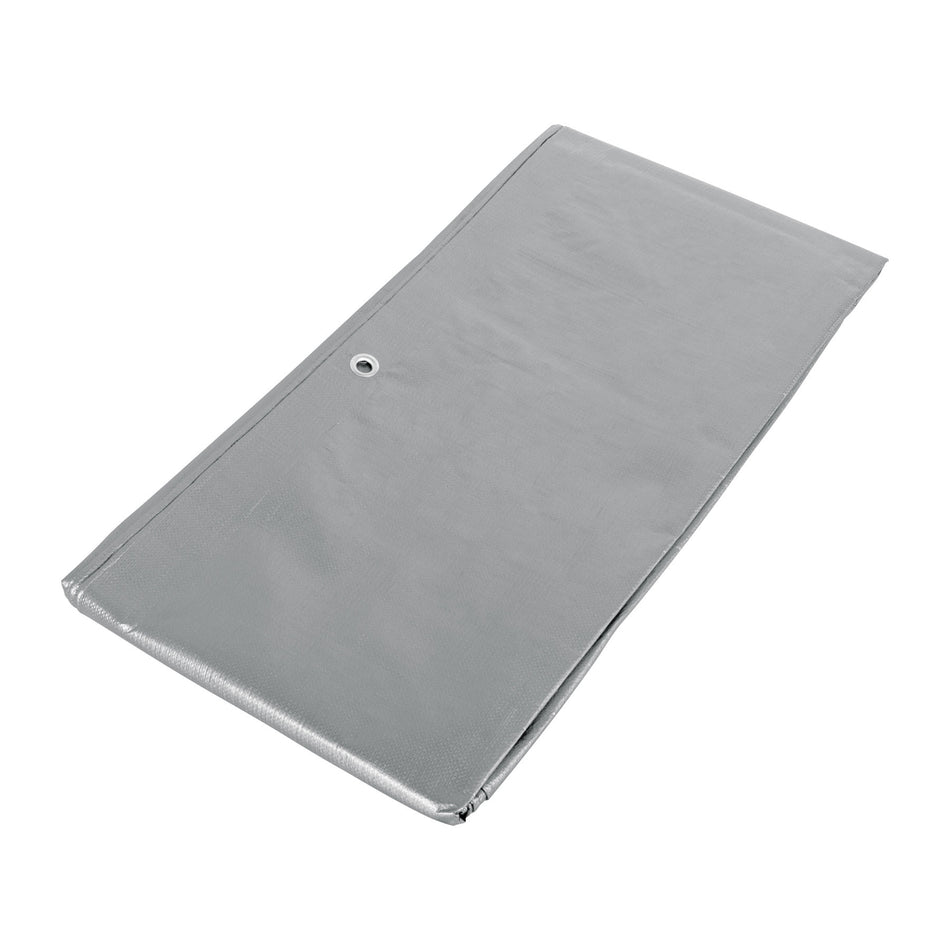 Lona de polietileno reforzada 2 x 3 m gris 180g/m2 TRUPER