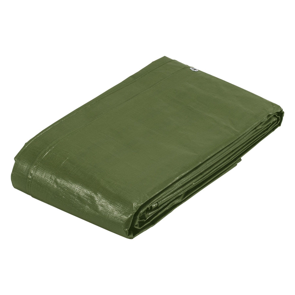 Lona uso rudo 5 x 6 m verde olivo 240 g/m2 TRUPER EXPERT