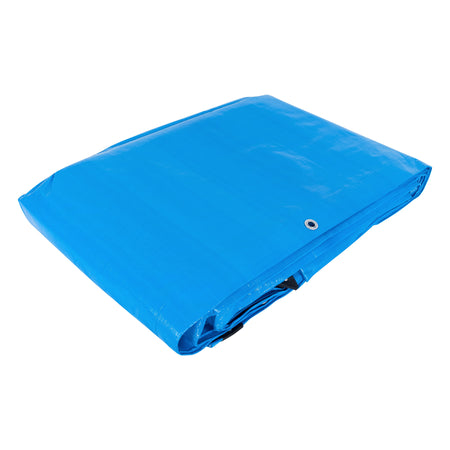 Lona de polietileno reforzada 6 x 9 m, azul, 180g/m2, TRUPER