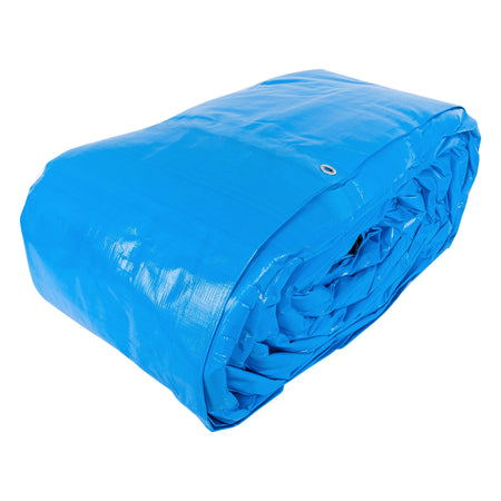 Lona de polietileno reforzada 9x14 m 180g/m2 TRUPER azul