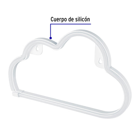 Luz de noche de LED nube neón, Volteck