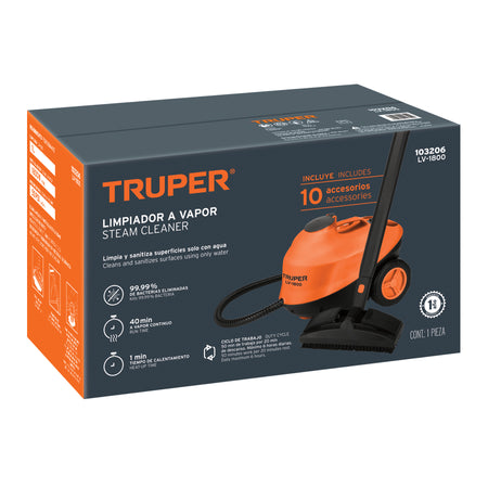 Limpiador a vapor 1800W Truper