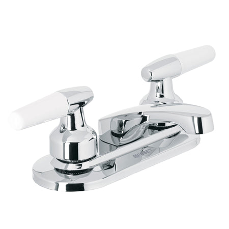 Mezcladora 4" para lavabo nariz larga manerales cono