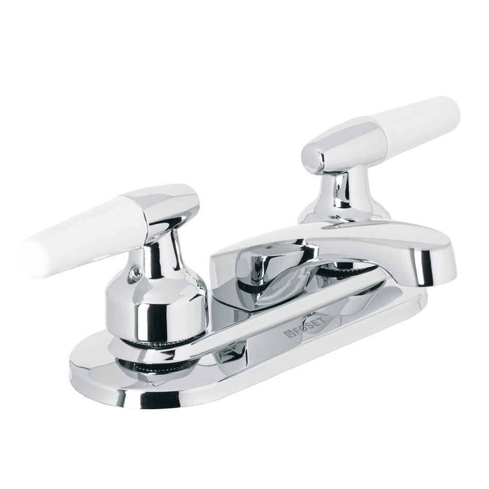 Mezcladora 4" para lavabo nariz larga manerales cono