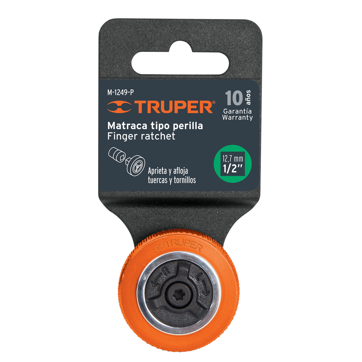 Matraca cuadro 1/2' tipo perilla, Truper 1/2'