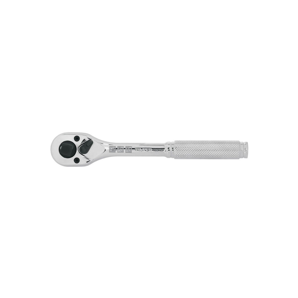 Matraca triple cuadros 1/4" 3/8" y 1/2" Truper