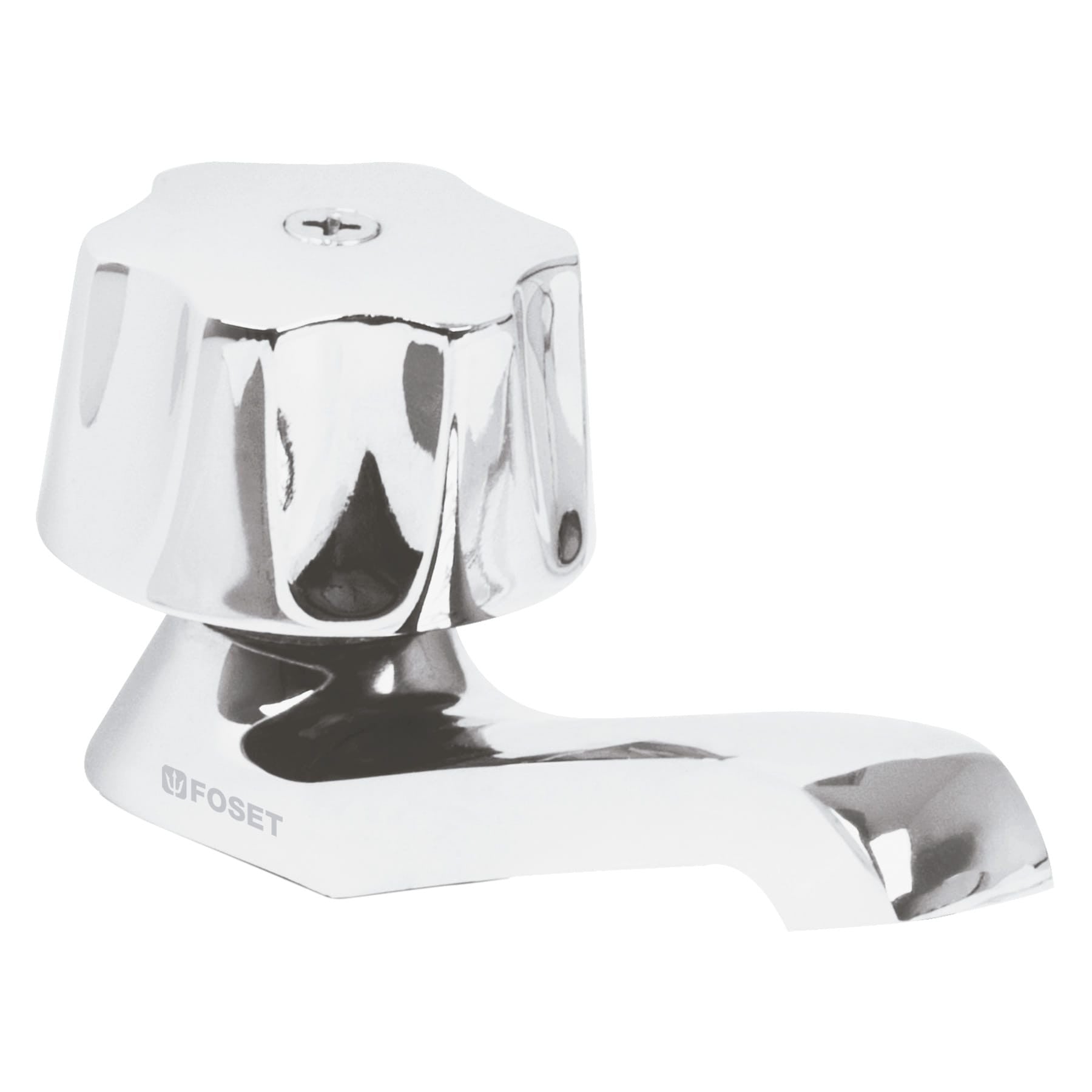 Llave individual para lavabo maneral metalico FOSET BASIC