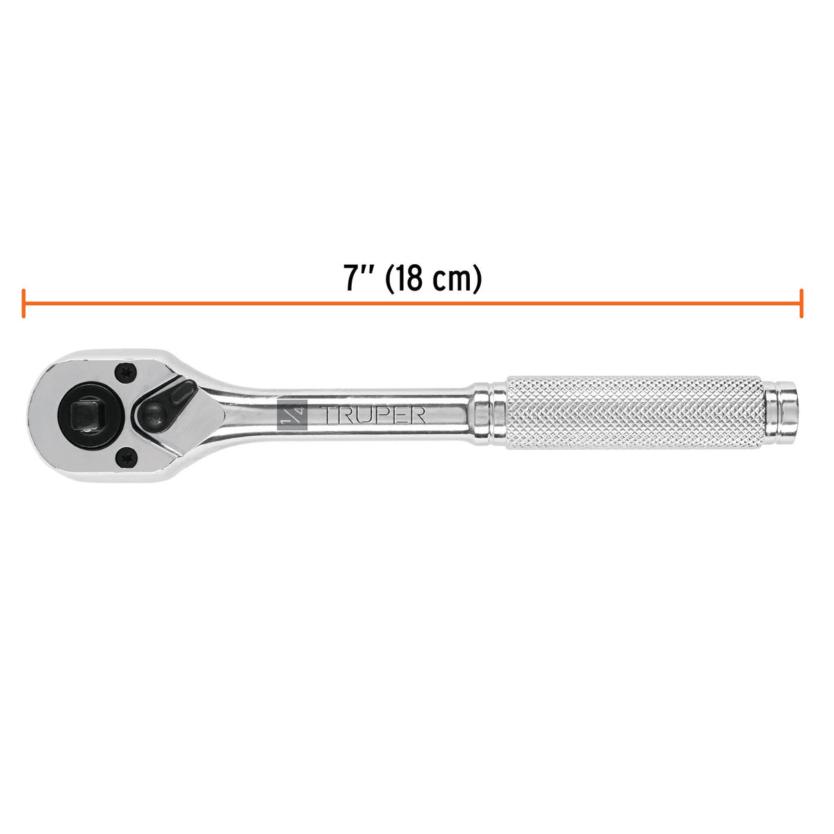 Matraca doble cuadros 1/4'y 3/8', Truper 1/4', 3/8'