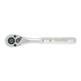 Matraca liberación rápida 72 dientes, cuadro 1/4', Truper
