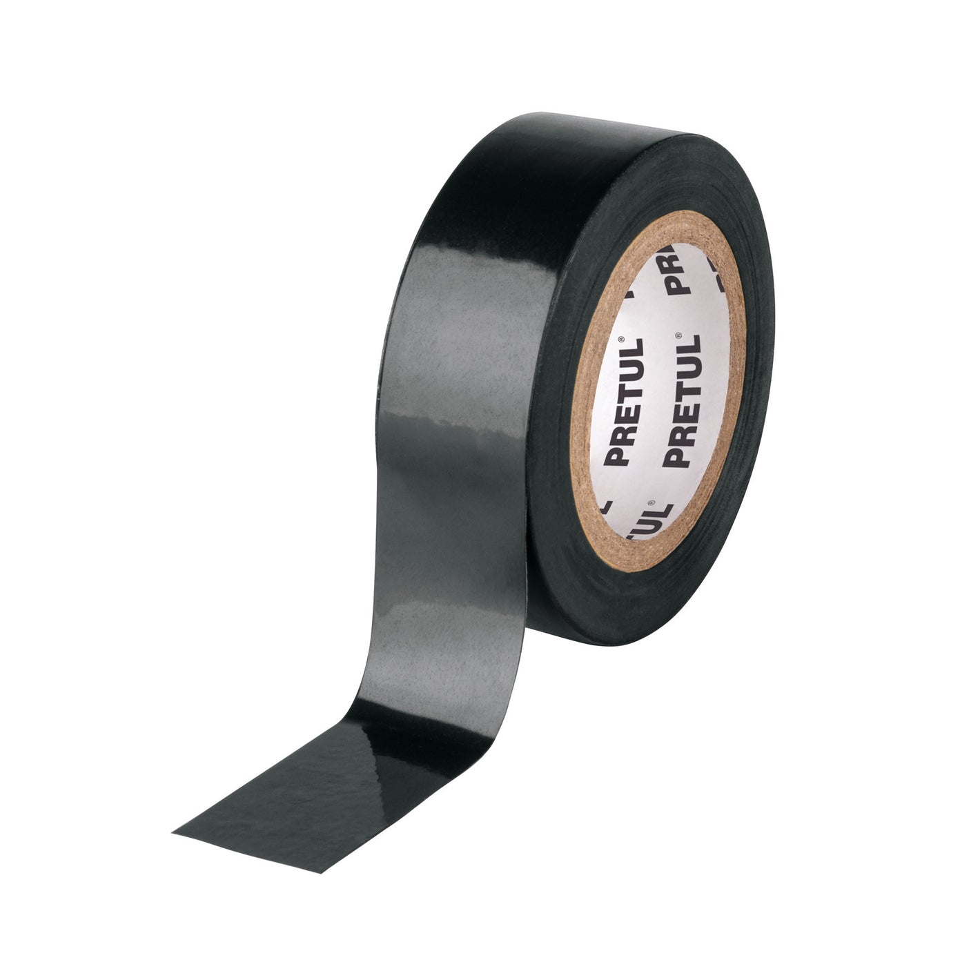Cinta de aislar de 9 m x 19 mm, negra, Pretul 9 m, 19 mm, negra