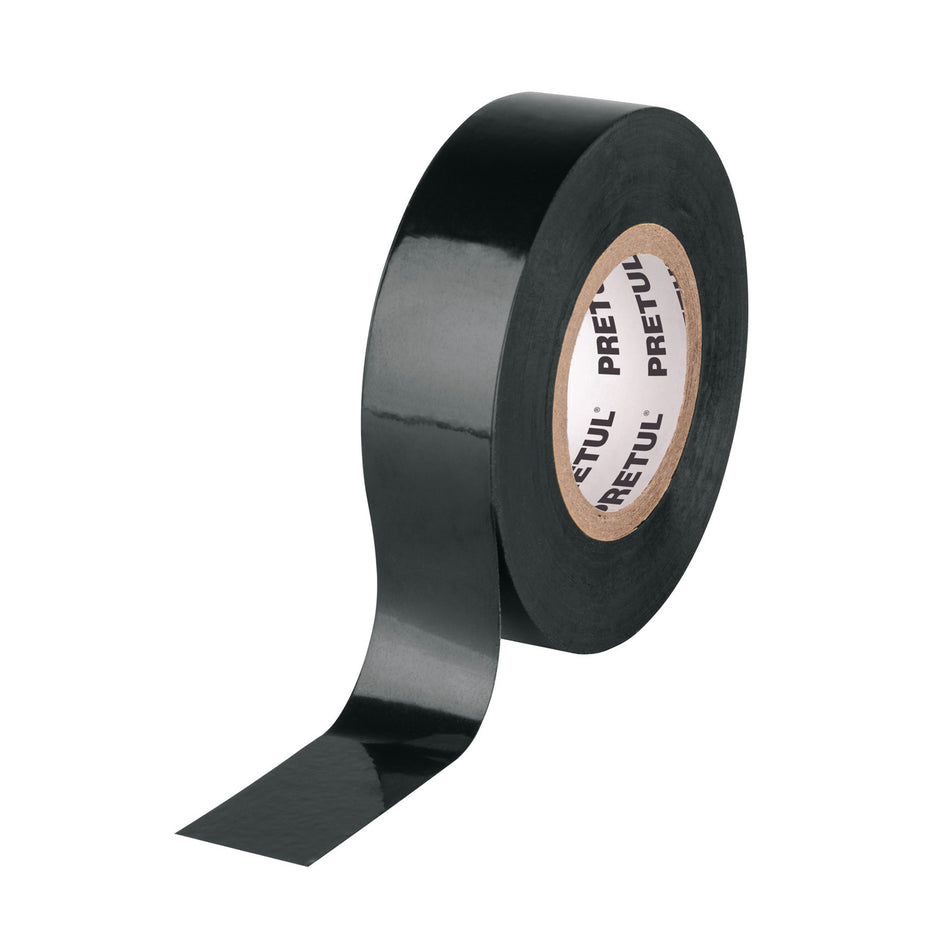 Cinta de aislar de 18 m x 19 mm negra en blister Pretul