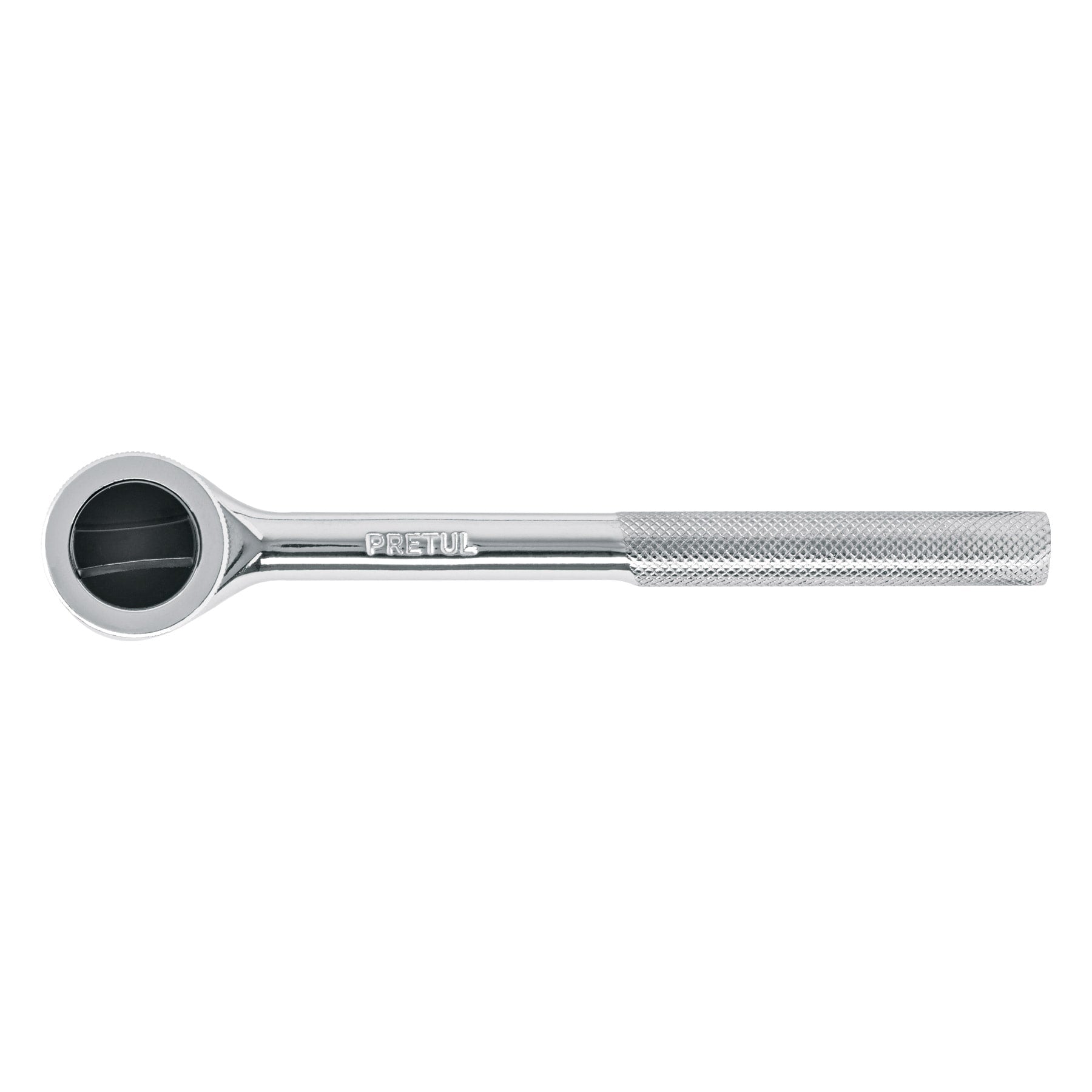 Matraca cuadro 3/8" cabeza redonda con disco Pretul