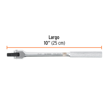 Mango articulado de 10' x 13 mm para dados cuadro 3/8'