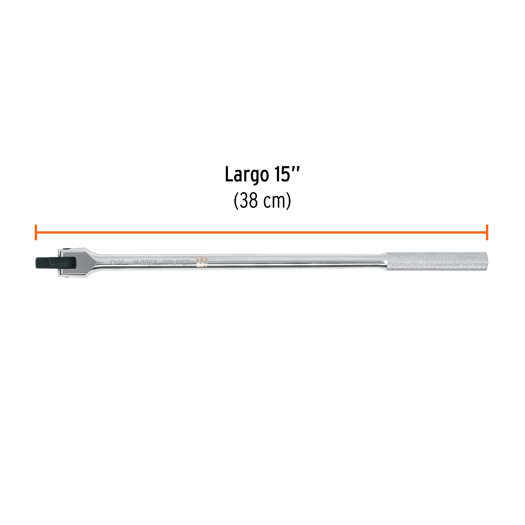 Mango articulado de 15' x 13 mm para dados cuadro 3/8'