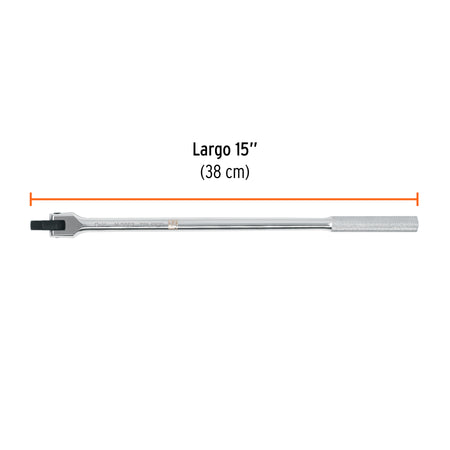 Mango articulado de 15' x 13 mm para dados cuadro 3/8'