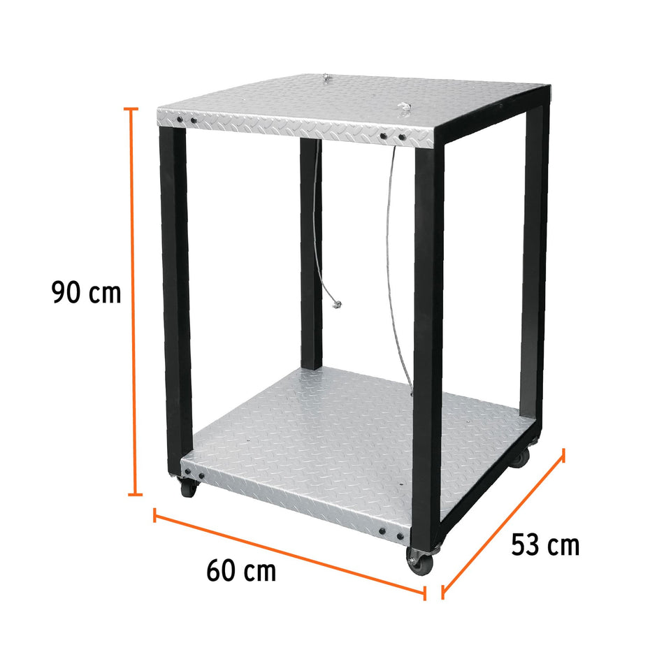 Mesa para exhibicion de maquinas estacionarias Truper