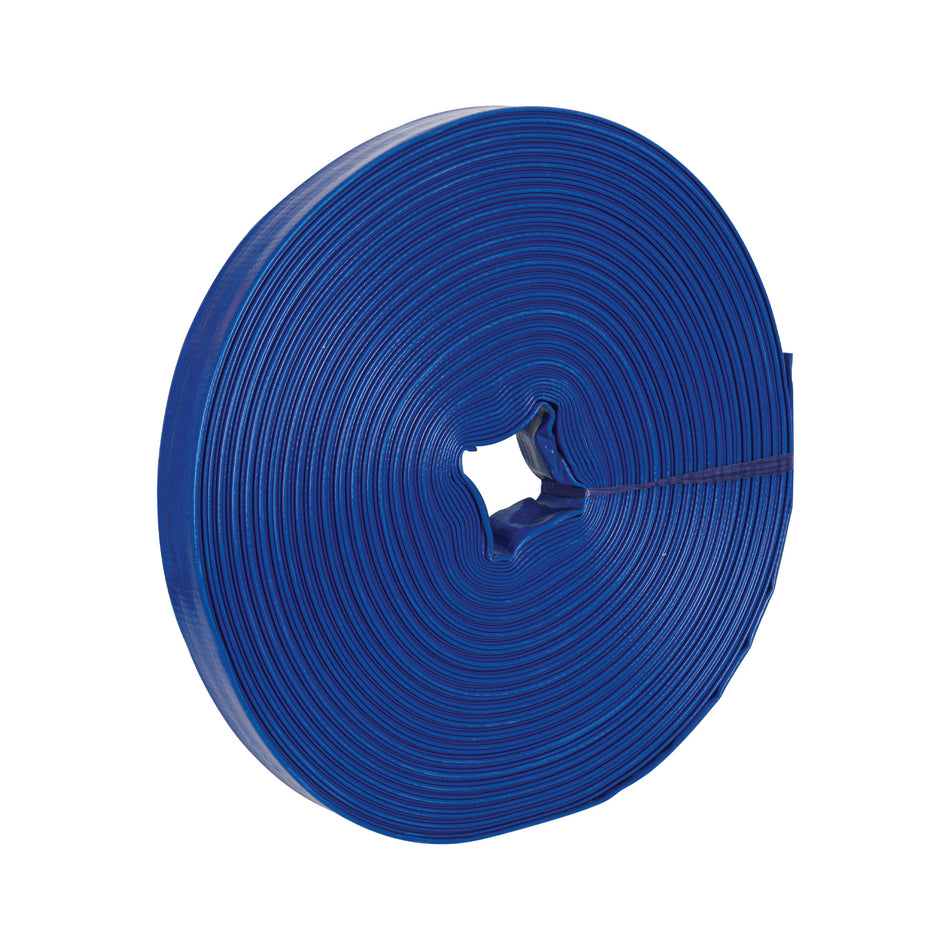 Rollo de manguera plana de 1.5"x100m de descarga p/motobomba