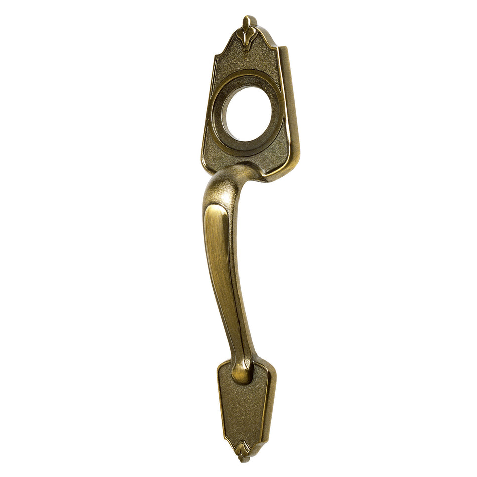 Chapeton metalico para puerta acabado laton antiguo