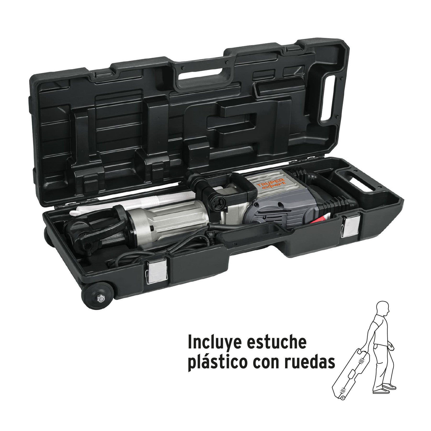 Martillo demoledor HEX 20 kg 55J 1600W TRUPER EXPERT